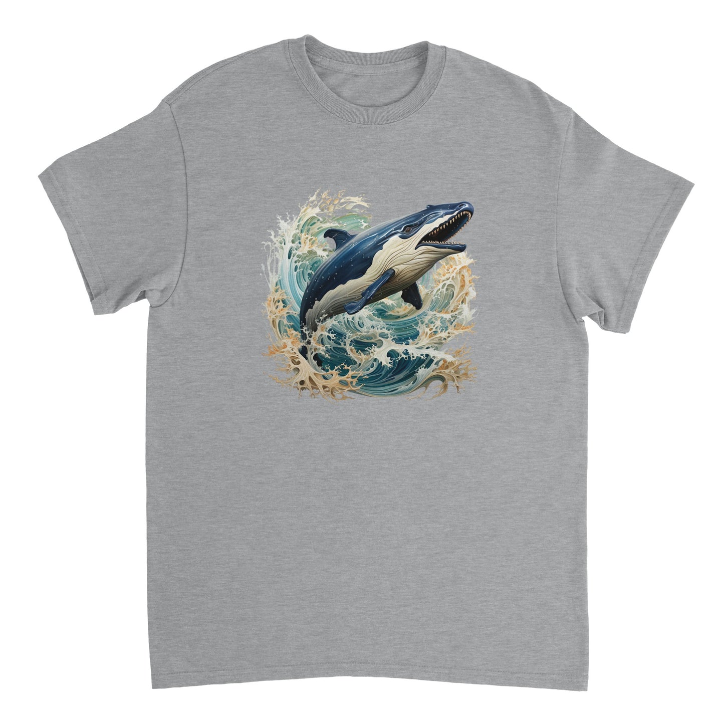 L'Orca- T-shirt girocollo unisex pesante