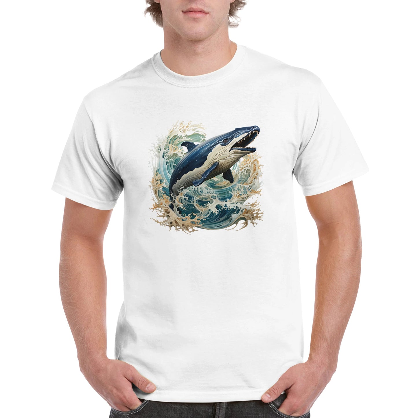 L'Orca- T-shirt girocollo unisex pesante